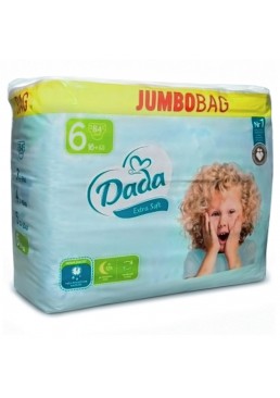 Підгузки дитячі Dada Extra Soft, розмір 6 (16+ кг), 84 шт